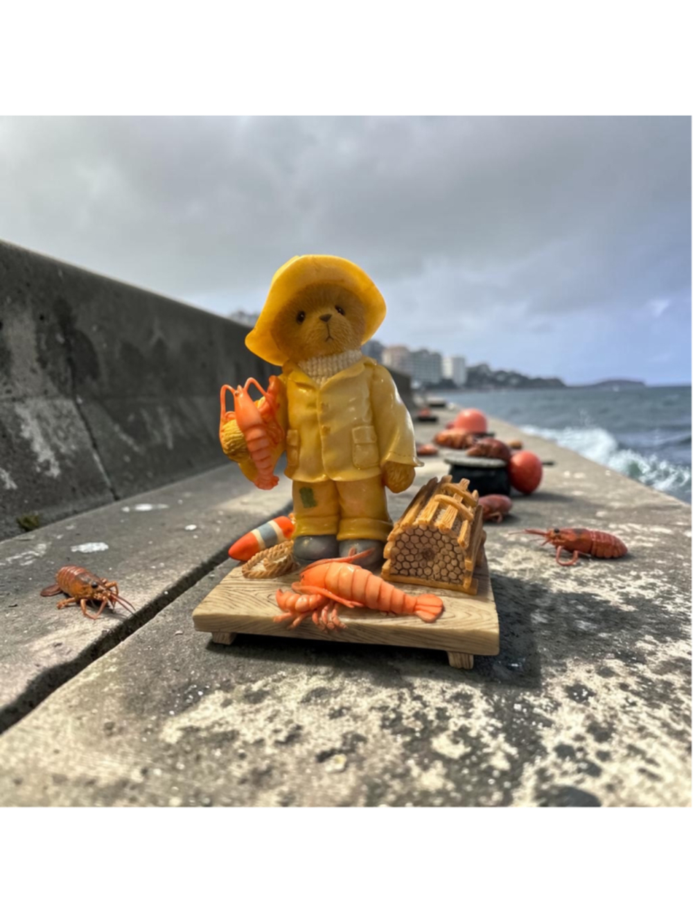 Cherished Teddies Cliff 104678 “You’re The Best Catch” Fisherman Bear